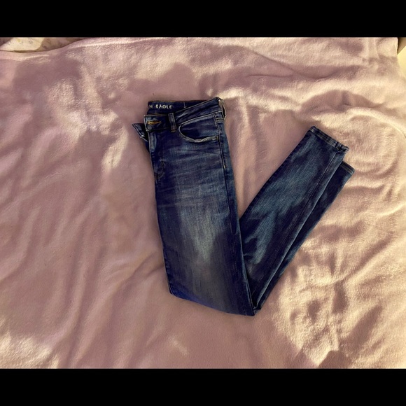 American Eagle Low Rise Jeggings Size 6 Long - Picture 1 of 5